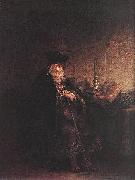 REMBRANDT Harmenszoon van Rijn Self-portrait as a Young Man France oil painting artist